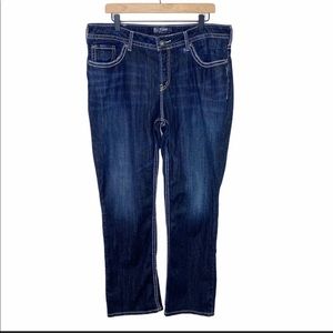 Silver Natsuki Bootcut Dark Wash Jeans Size 18